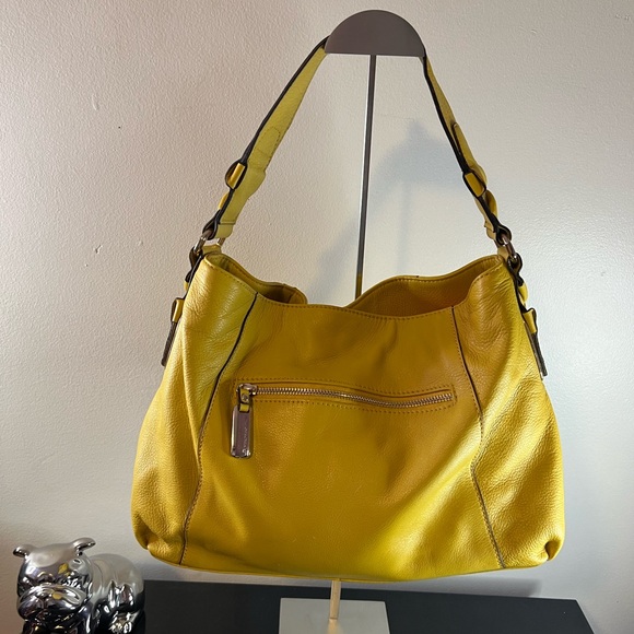 b. makowsky Vibrant Yellow Hobo Bag - Picture 2 of 14